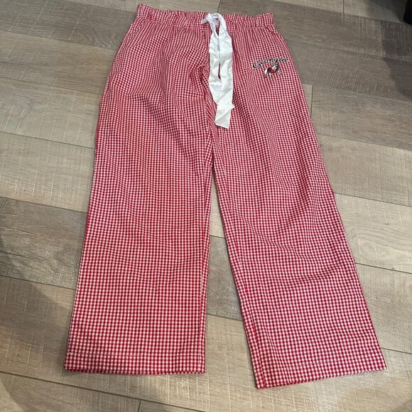 CONCEPTS SPORTS WOMENS MEDIUM RED GEORGIA BULLDOG GO DAWGS PAJAMA PANTS - Picture 1 of 7